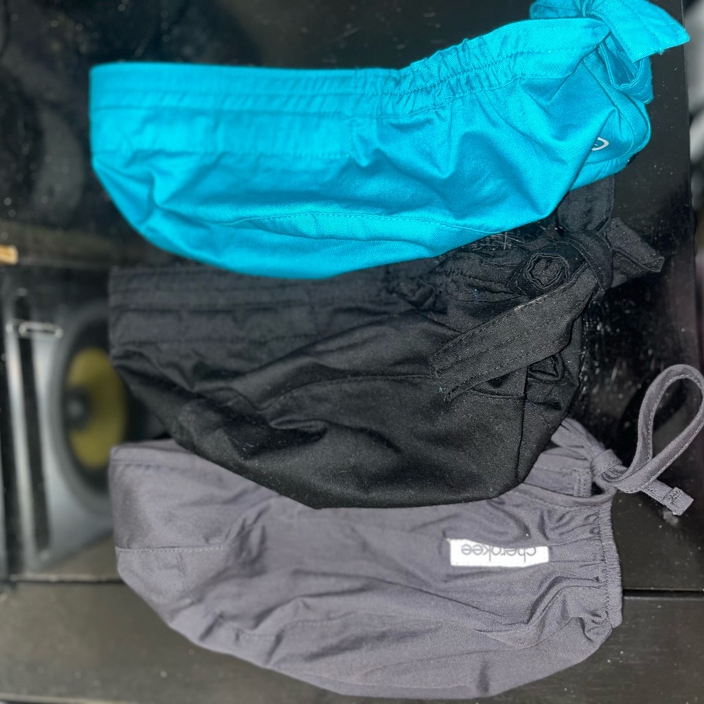 Scrub/surgical hats  - Teal, Black, and Gray